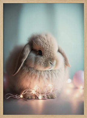 Fluffy Bunny Poster