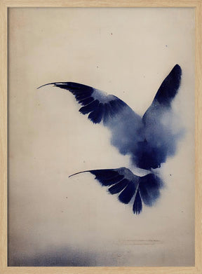 Indigo Bird Poster