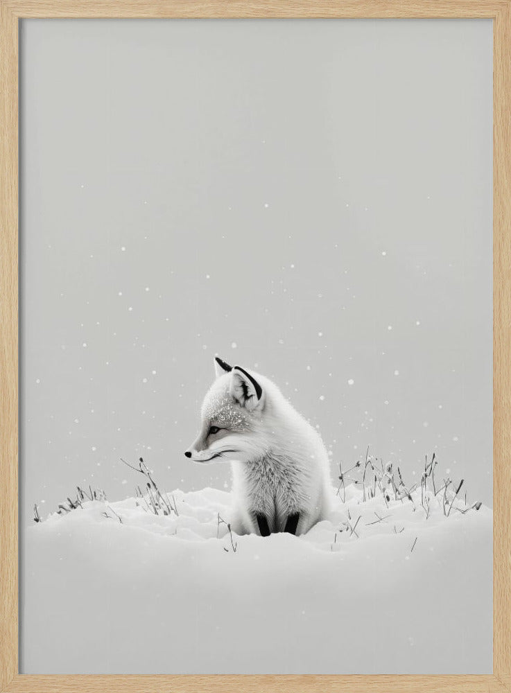 Snow Fox Poster