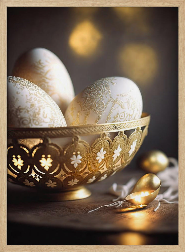 Ornamented Eggs Poster