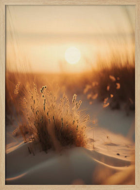 Sunset At The Beach Poster