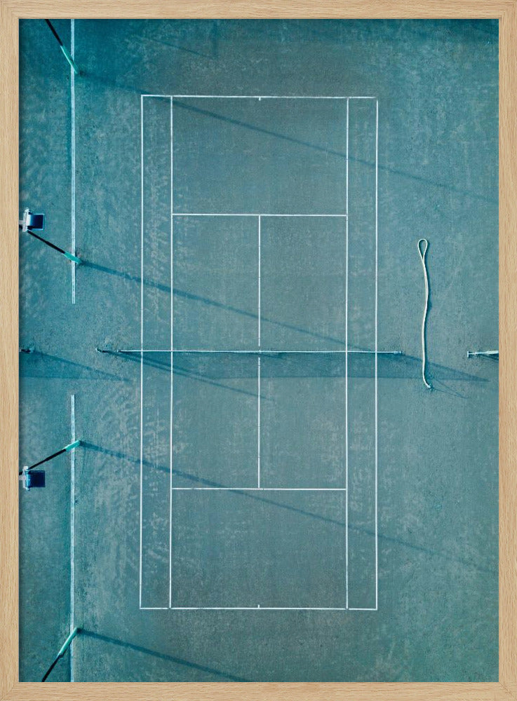 Tennis Court Green 2 Poster