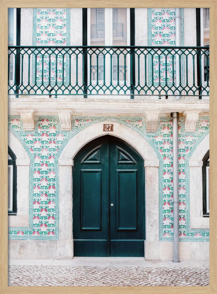 Lisbon Door Poster