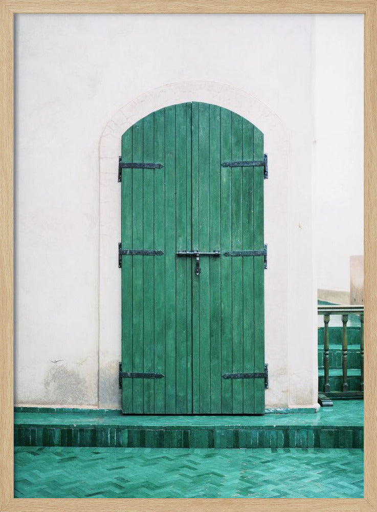 Marrakesh Green Door Poster