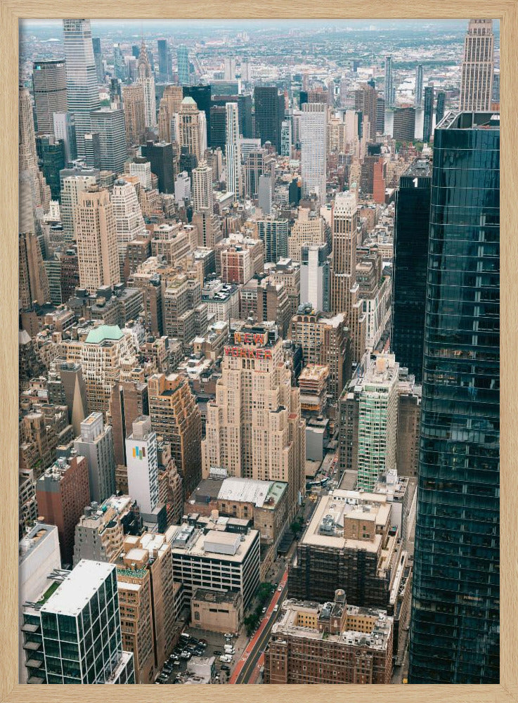 New York City from above Poster