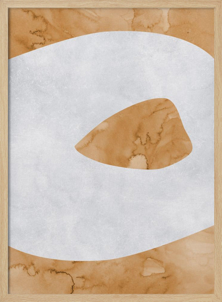 Abstract Lake Crater view Poster