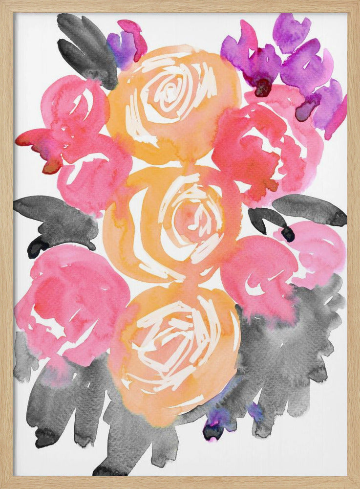 Olympe florals I Poster