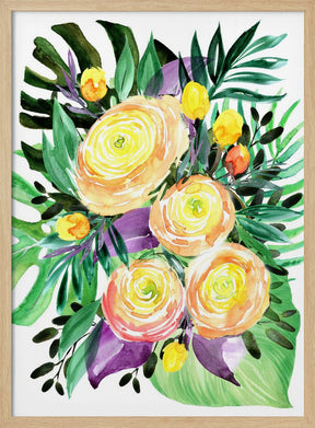 Lola tropical bouquet Poster