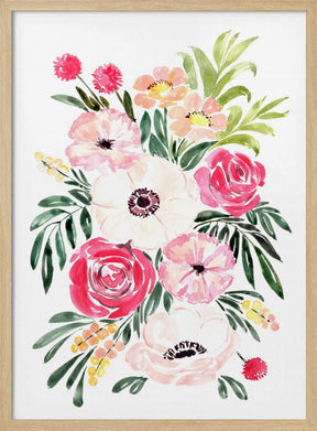 Mirja bouquet Poster