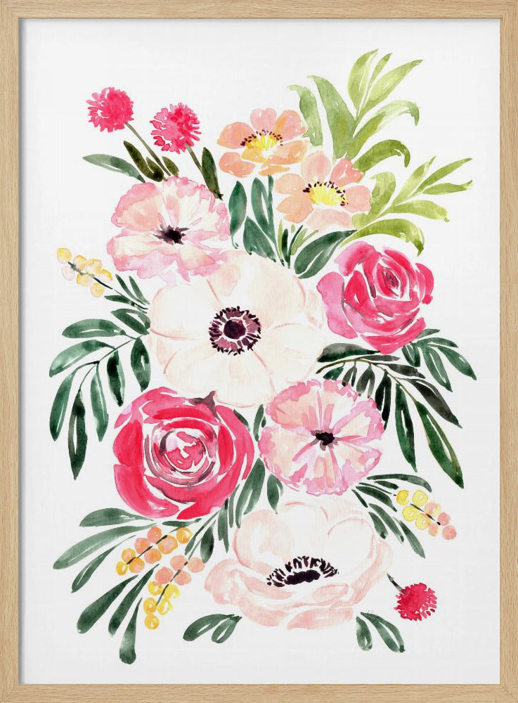 Mirja bouquet Poster