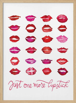 Just one more lipstick Poster