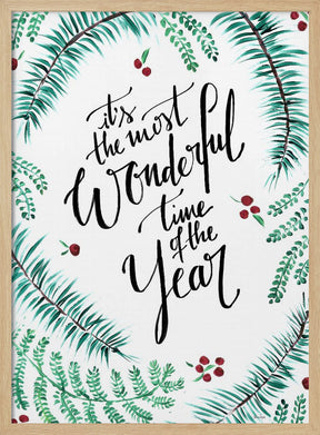 Most Wonderful Time Of The Year Christmas Poster