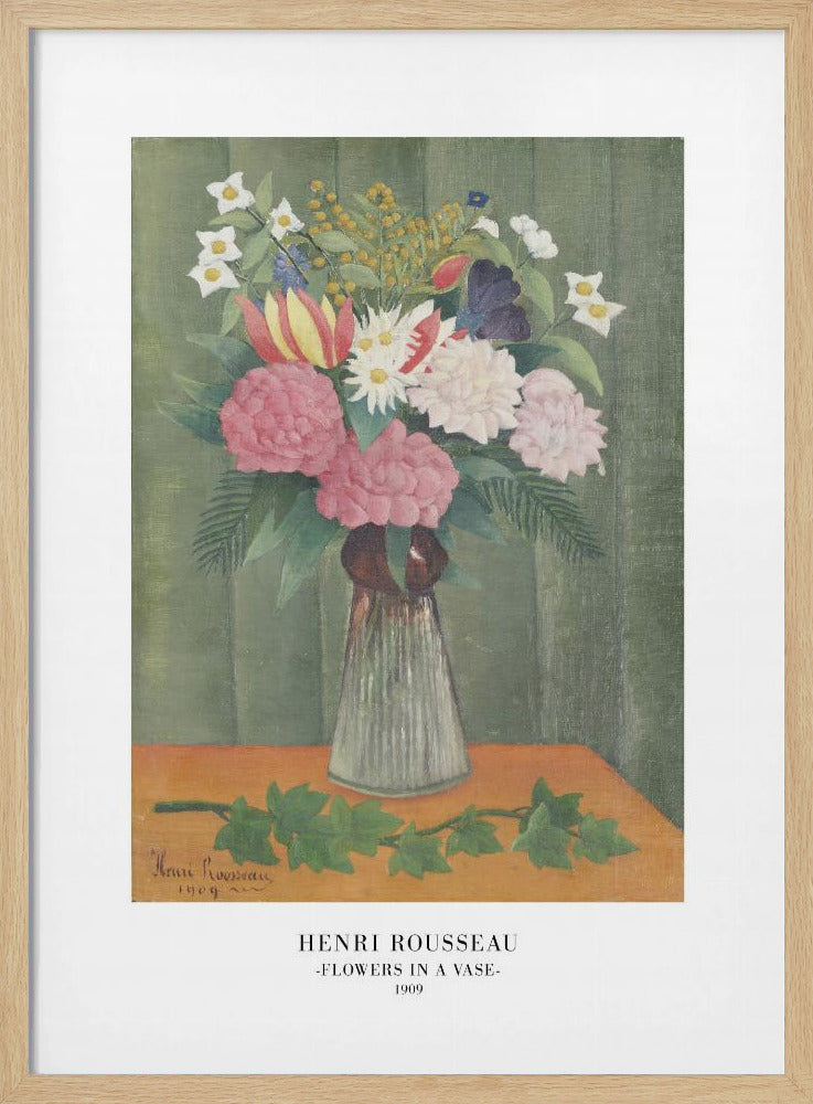 Flowers In a Vase Poster