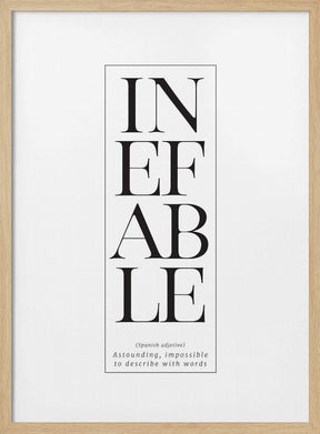 Astounding Inefable Poster