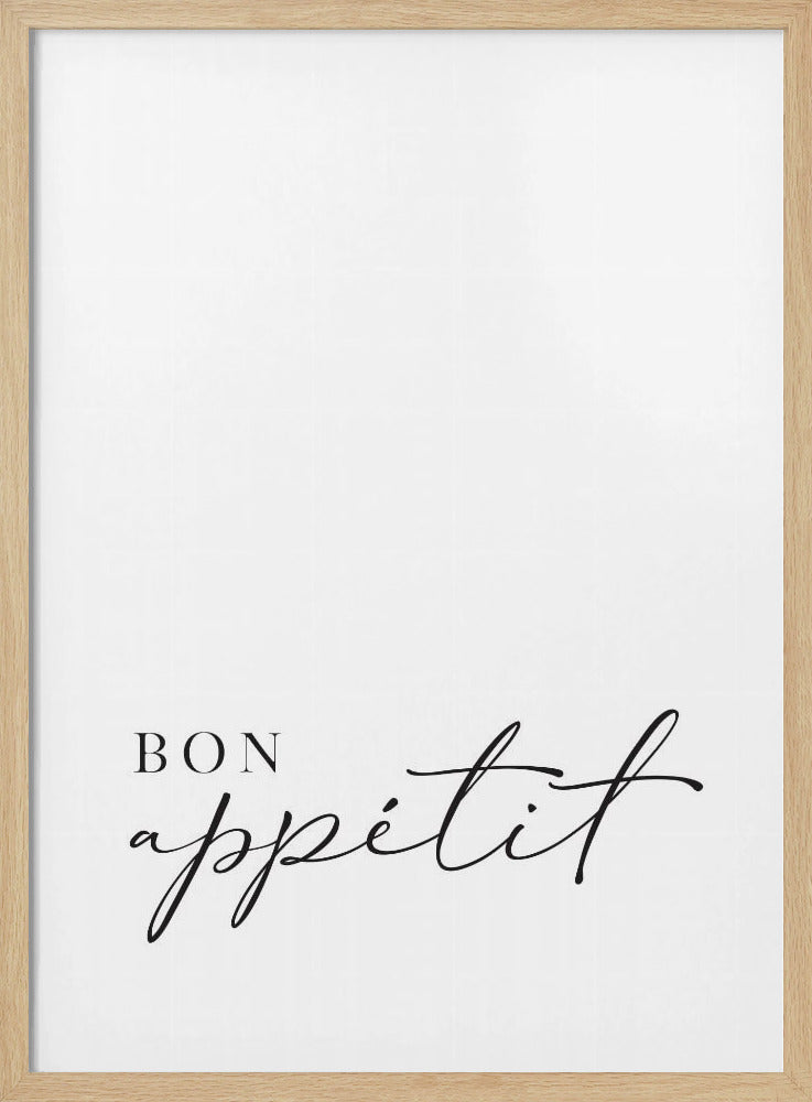 Bon appétit Poster