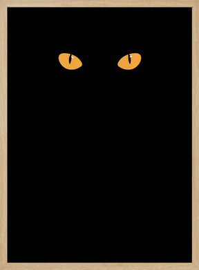 Halloween cat eyes Poster