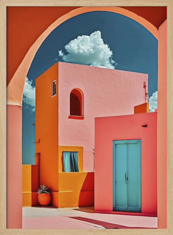 The Pink Village Poster