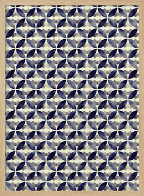 Round Watercolor Pattern Poster