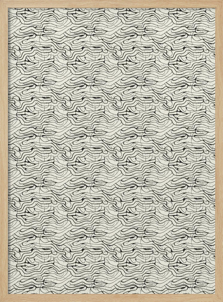 Special Line Pattern Poster