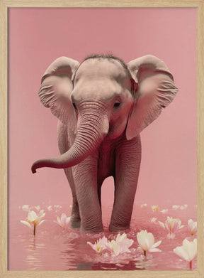 Young Elephant Poster