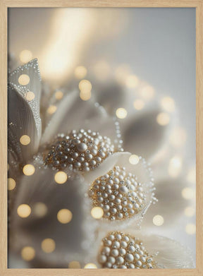 Pearly Flower Poster