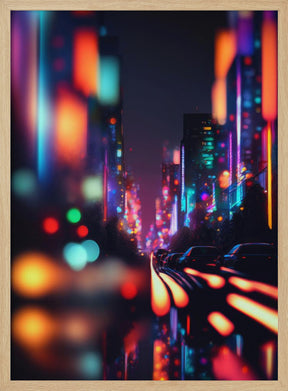 Vibrant City Poster