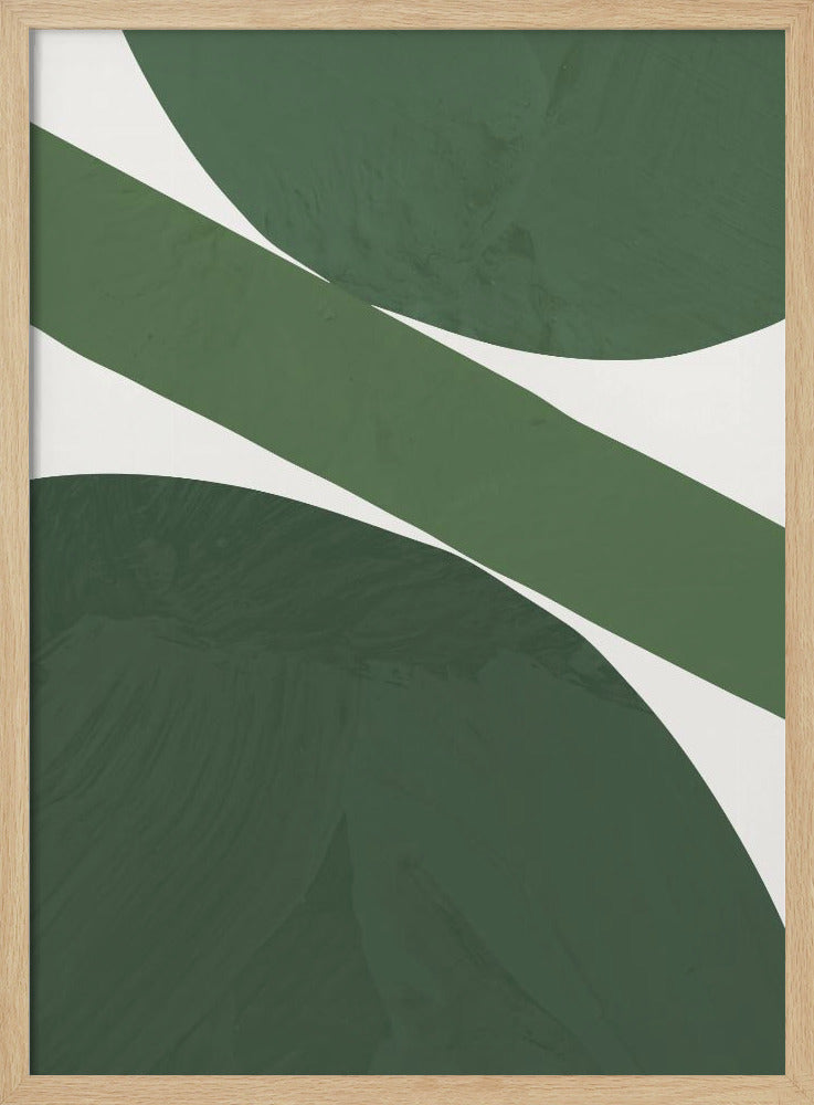 Green Abstract Poster