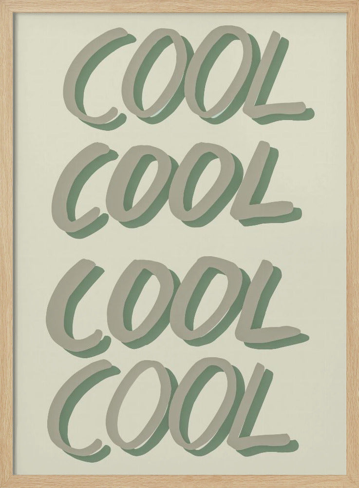 Cool Green Poster