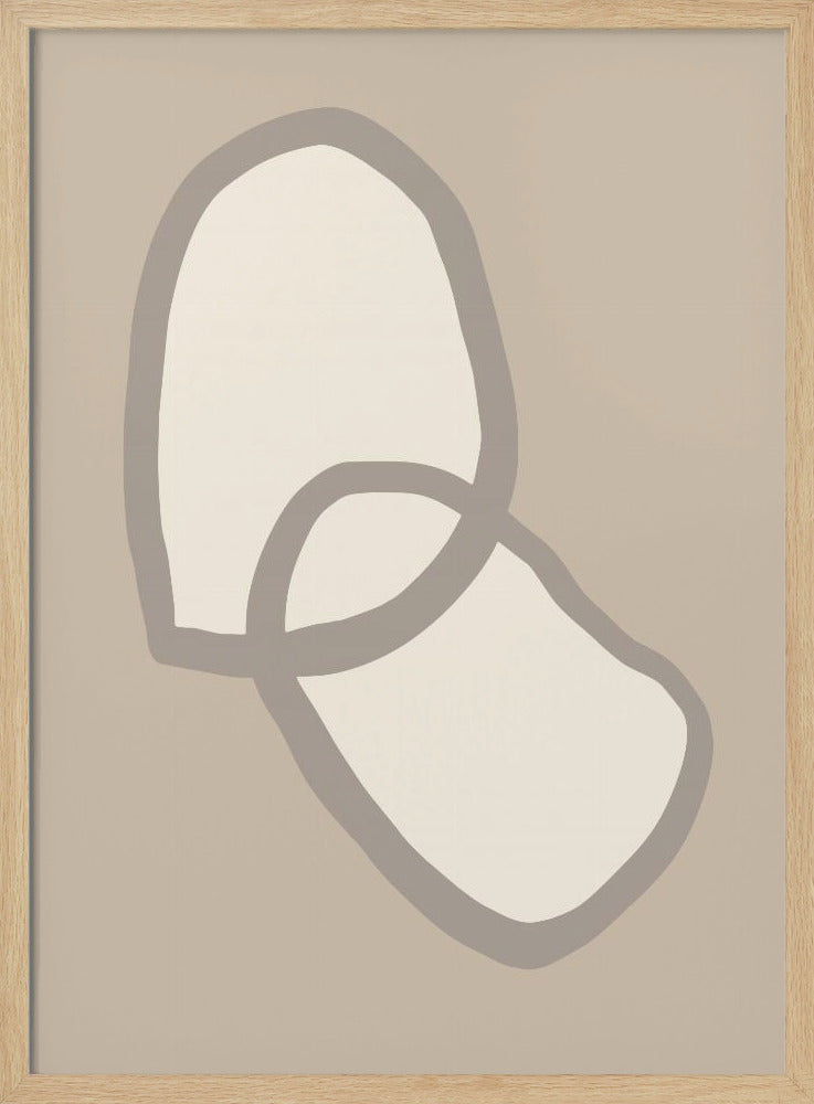 Shape 10 Beige Poster