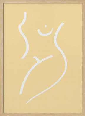 Nude Yellow Poster