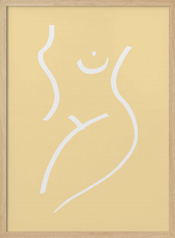 Nude Yellow Poster