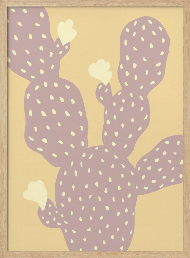 Cactus Yellow Poster