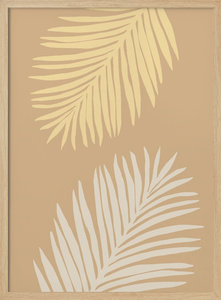 Leaves Yellow Poster