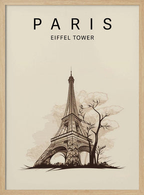 Paris Eiffel Tower Poster