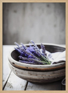 Lavender In Bowl Poster