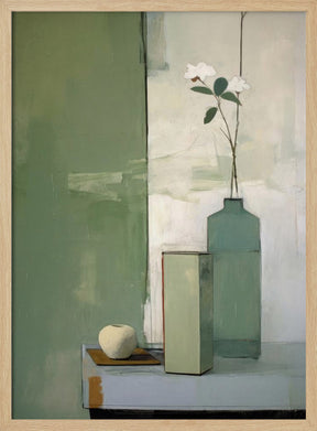 Green Still Life Poster