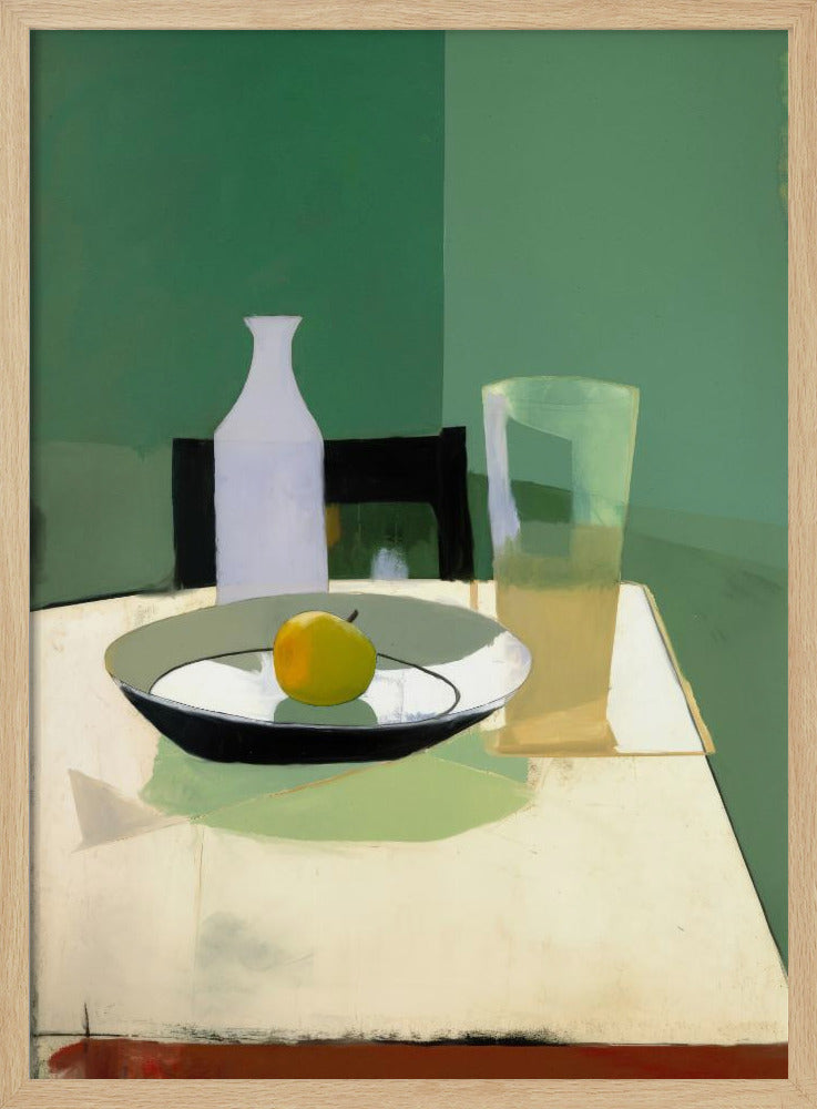 Still Life With Apple Poster