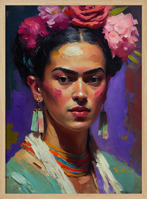 Portrait Of Frida Poster