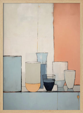 Pastel Still Life Poster