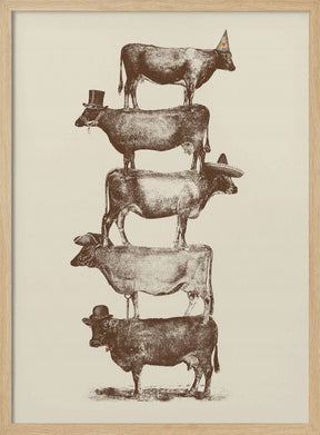 Cow Cow Nuts Poster