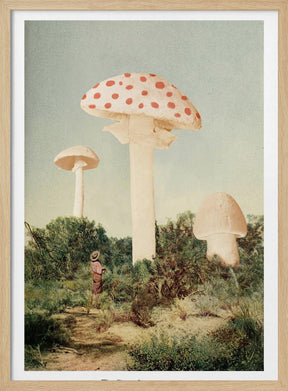 The Finest Giant Mushroom Poster