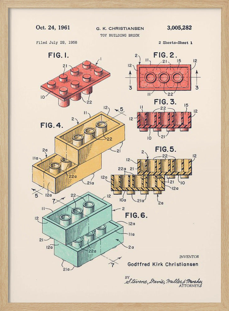 Lego Colors Poster