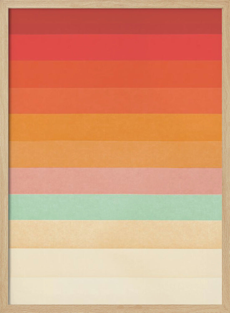 Rainbow Chevrons Poster