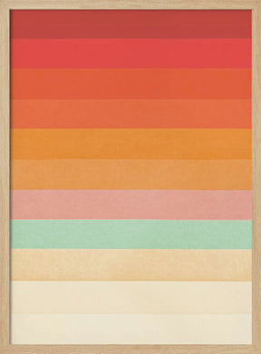 Rainbow Chevrons Poster