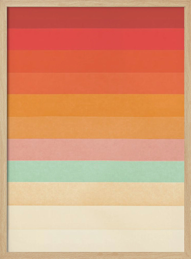 Rainbow Chevrons Poster