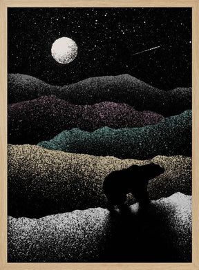 Wandering Bear Poster