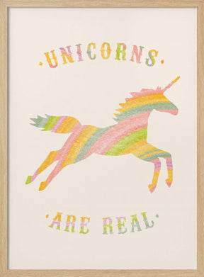 Unicorns Are Real Poster