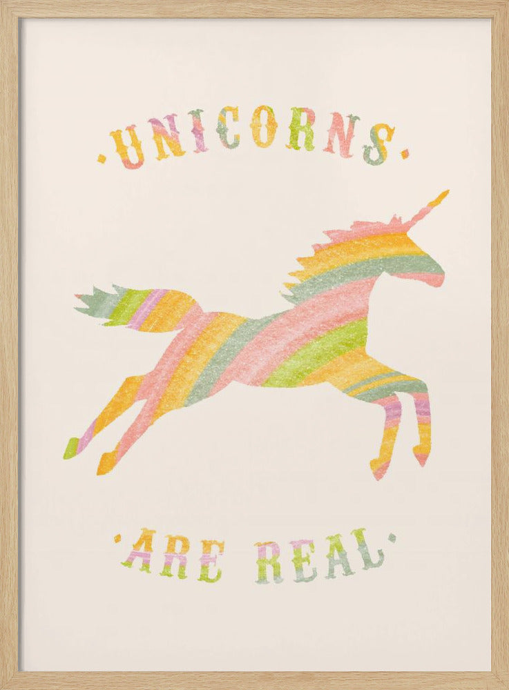 Unicorns Are Real Poster