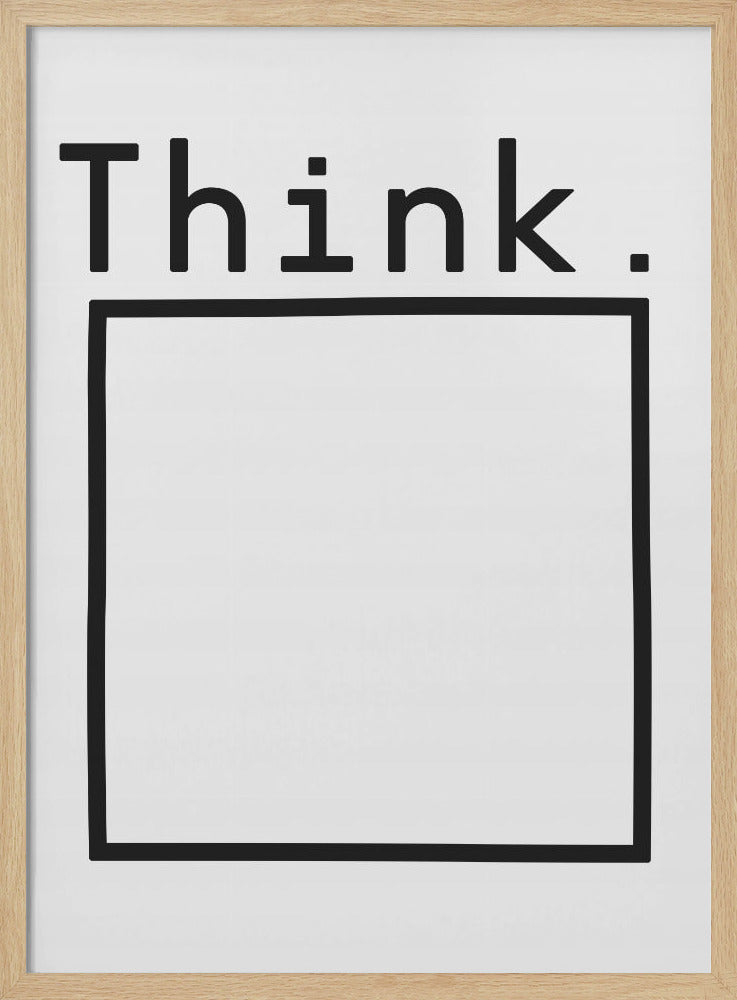 Think Poster