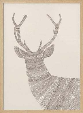 Stag Beige Poster